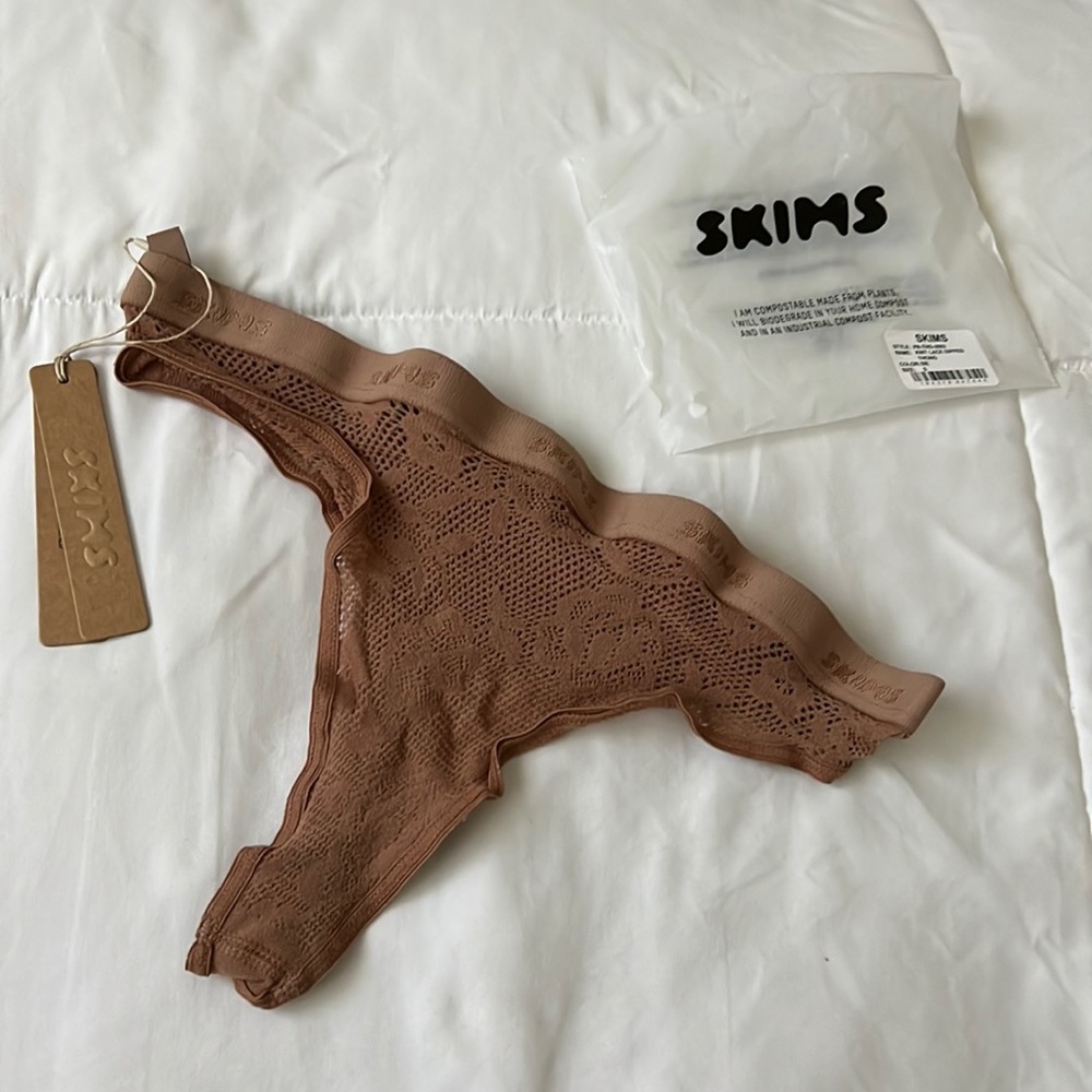 SKIMS lace thong